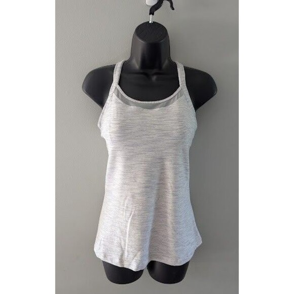 Lululemon Rally Your Heart Heathered Gray Tank Size 8 - Picture 1 of 6